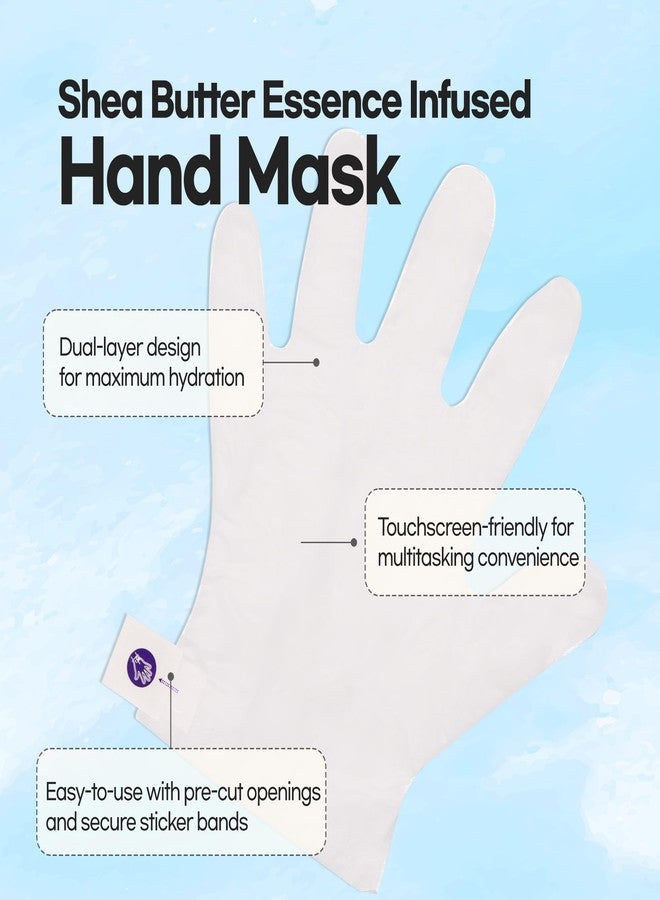 Epielle Intensive Repairing Hand & Foot Masks, Restore and Moisturize Dry, Cracked Skin, Self Care Gifts for Women, Spa Kit, Stocking Stuffers, 6 Moisturizing Gloves & 6 Moisturizing Socks - Image 4